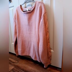 *NWT* Peach Colored Sweater by LC Lauren Conrad! Size Large!